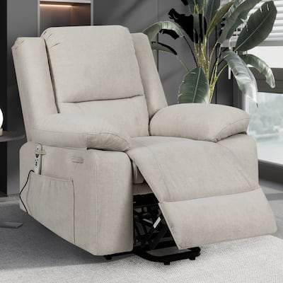 Bedroom Leisure Chair Accent Chair Lounge Chair with Retractable Armrest Recliner Chair Lounge Chair Sofa Chair,Grey