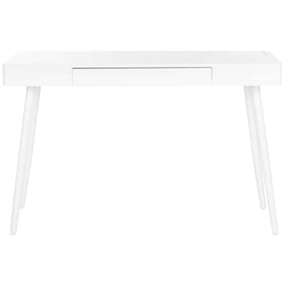 SAFAVIEH Fadri Mid Century Scandinavian White One Drawer Desk