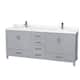 Option Gray, Chrome Trim, Giotto Quartz Top