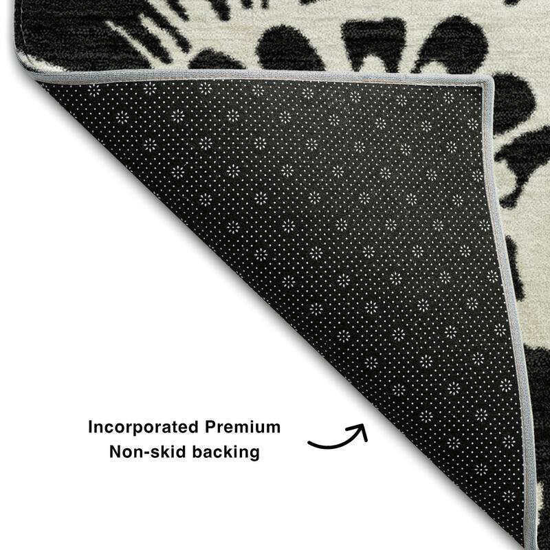 Premium Washable Super Soft Modern Floral Mayfield Rug