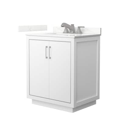 Wyndham Collection WCF111130S-QTZ-US3MXX Icon 30" Free Standing Single