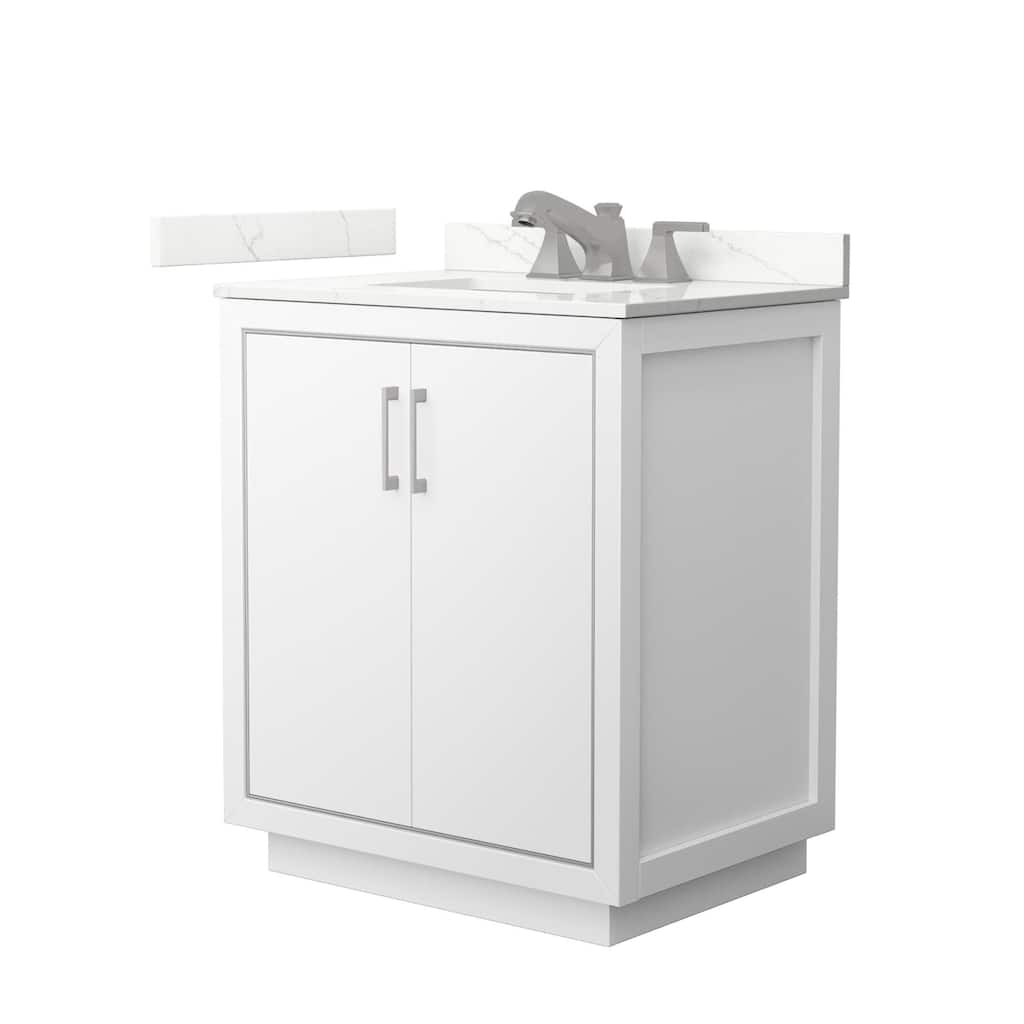 Wyndham Collection WCF111130S-QTZ-US3MXX Icon 30" Free Standing Single