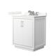Option White / Giotto Quartz Top / Brushed Nickel