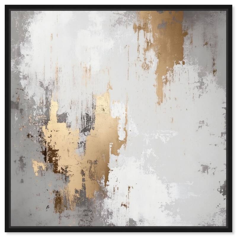 Ghostly Glimmer I Canvas by Art Remedy - Black - 12" x 12"