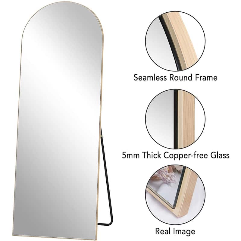 Arched Full Length Standing Floor/ Wall Mirror