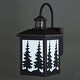 preview thumbnail 11 of 15, Yosemite Bronze Motion Sensor Dusk to Dawn Rustic Outdoor Wall Light White Glass - 7-in W x 14.75-in H x 9.25-in D