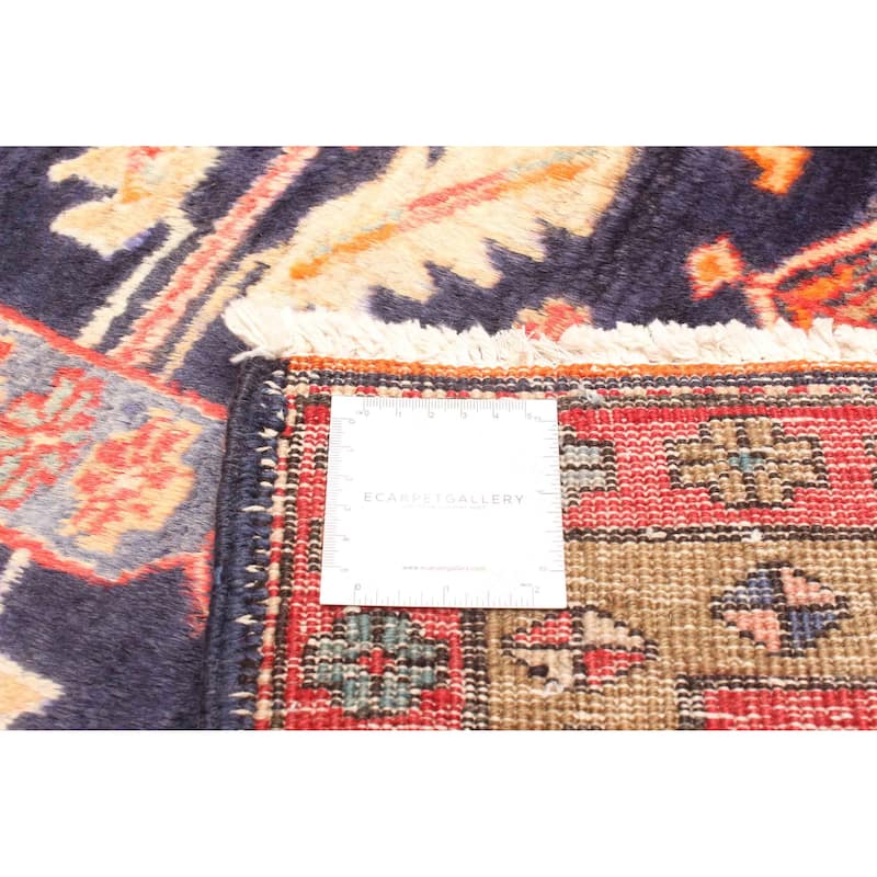 ECARPETGALLERY Hand-knotted Konya Anatolian Navy Wool Rug - 4'6 x 7'5