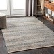 preview thumbnail 1 of 14, Ragge Cottage Jute/Cotton Handmade Area Rug 5' x 7'6" - Denim