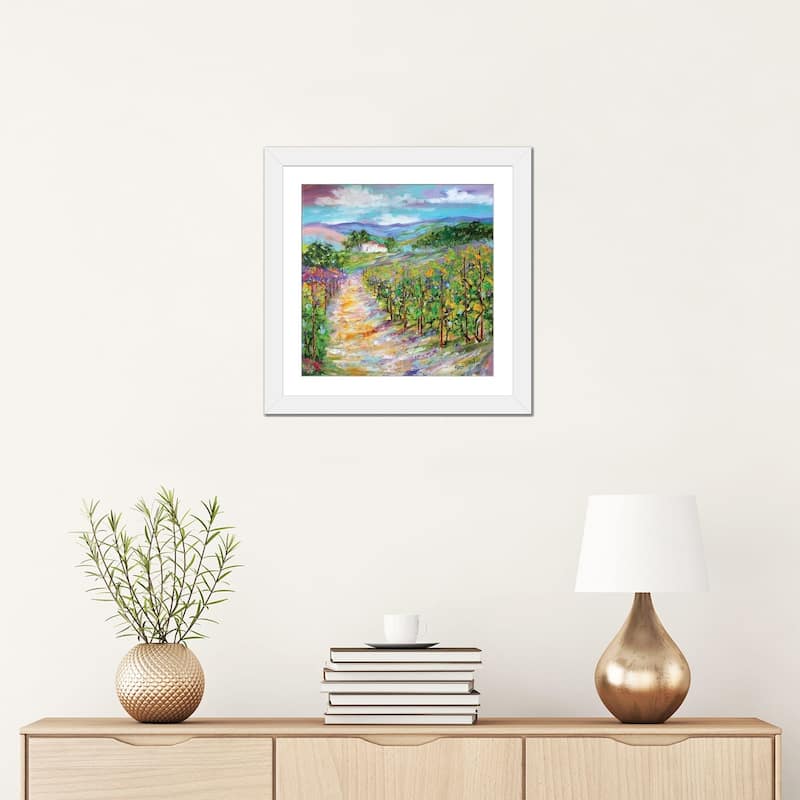 iCanvas "Original Oil Painting Napa Valley California" by Karen Tarlton