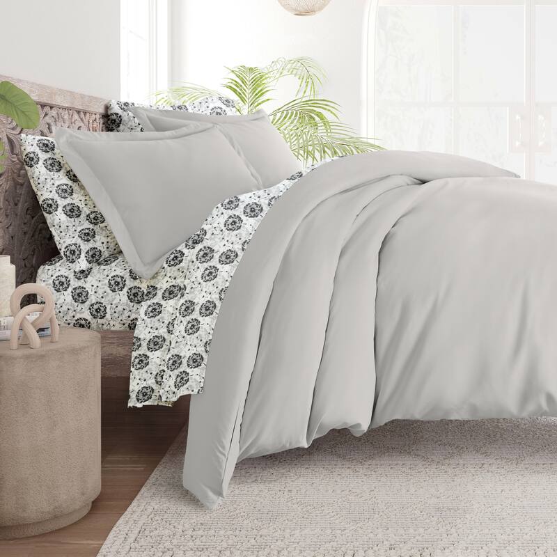 8pc Solid Duvet Bundle