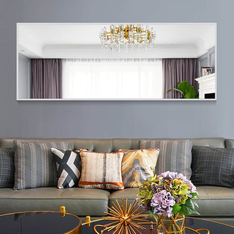 Framed Floor Mirror Standing Holder Full Length Mirrors