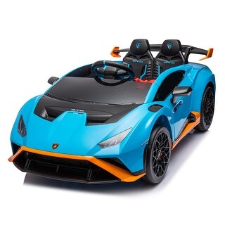 24V Lamborghini Ride-On Car for Kids with Remote Control, USB, & LED Lights