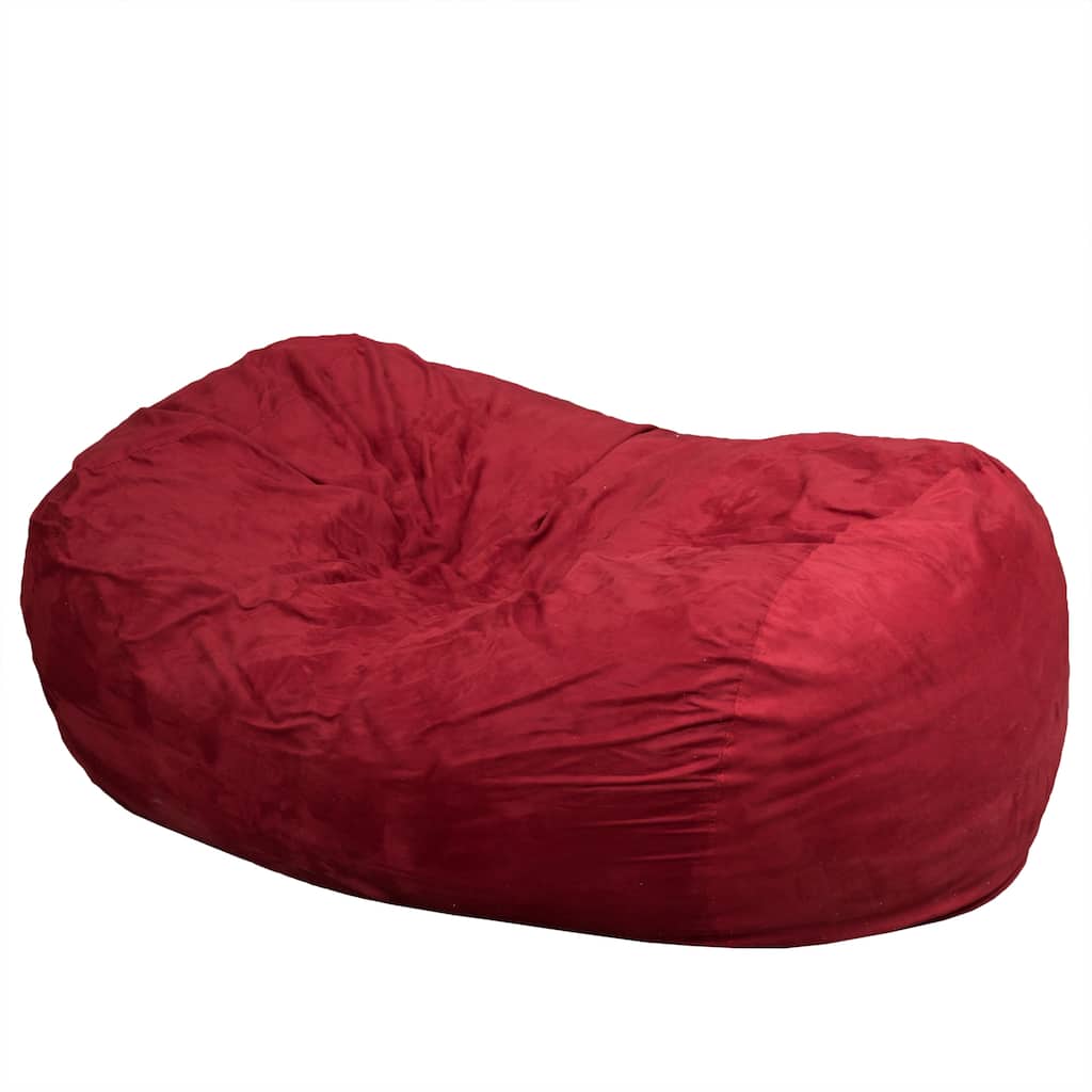 Firefly 6.5 Foot Suede Cylindrical Bean Bag