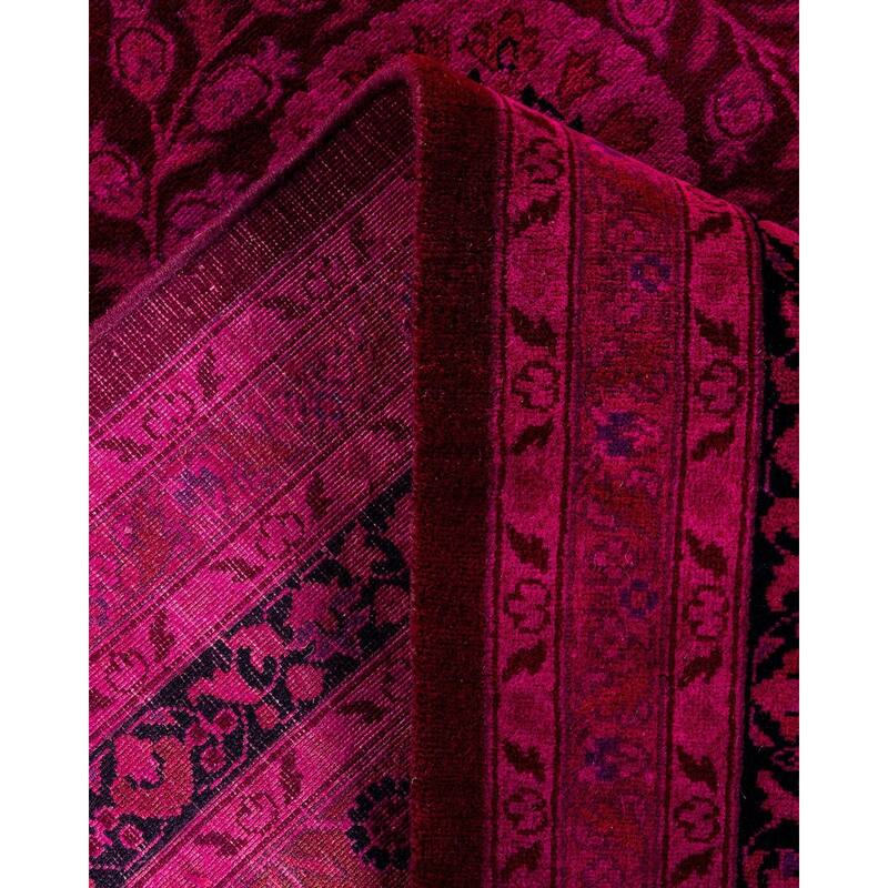 Fine Vibrance, One-of-a-Kind Hand-Knotted Area Rug - Pink, 10' 2" x 13' 10" - 10' 2" x 13' 10"