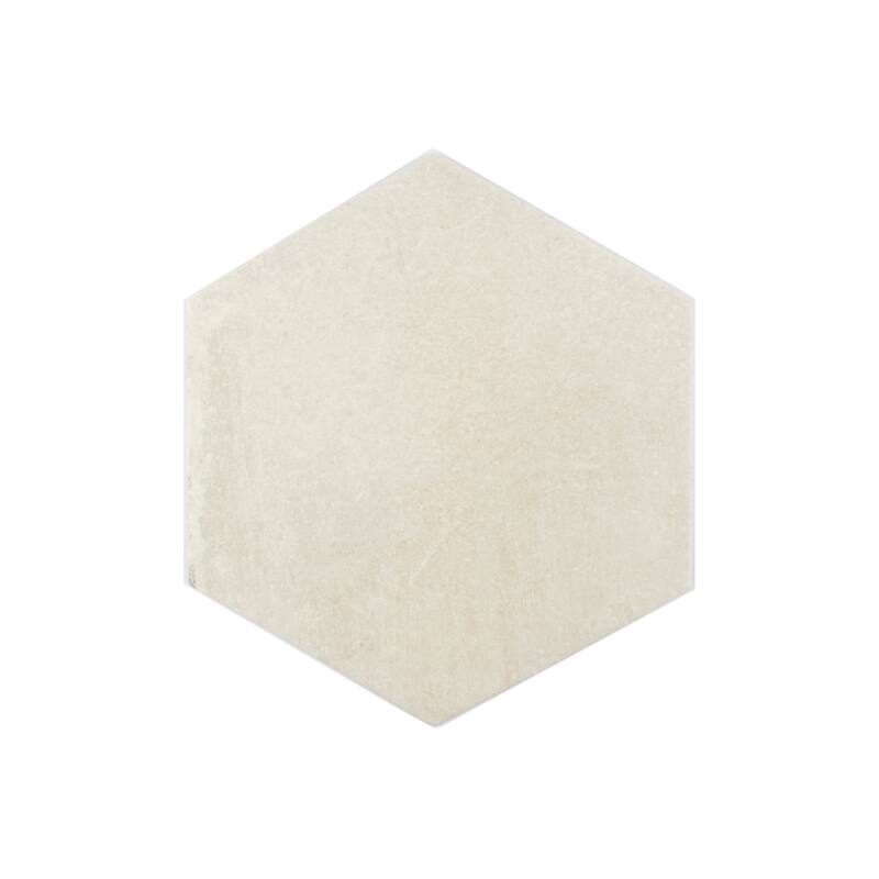 Arcadian Hexagon 9 in. x 10 in. Glazed Porcelain Wall and Floor Tile