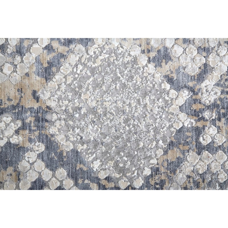Grand Bazaar Corben Machine Made Trellis & Lattice Transitional Area Rug