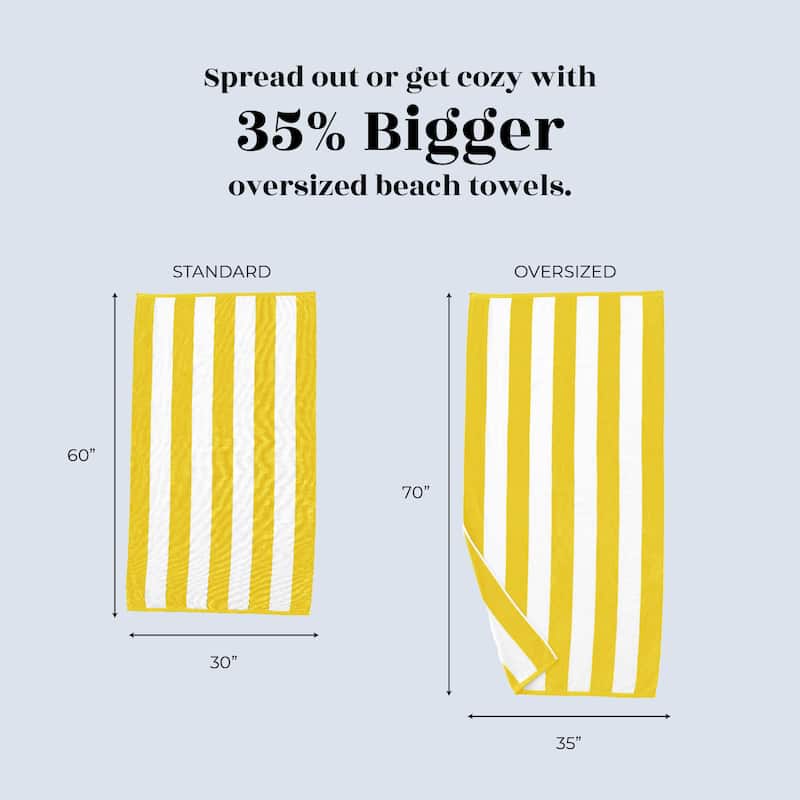 Linery & Co. Cotton Cabana Beach Towel