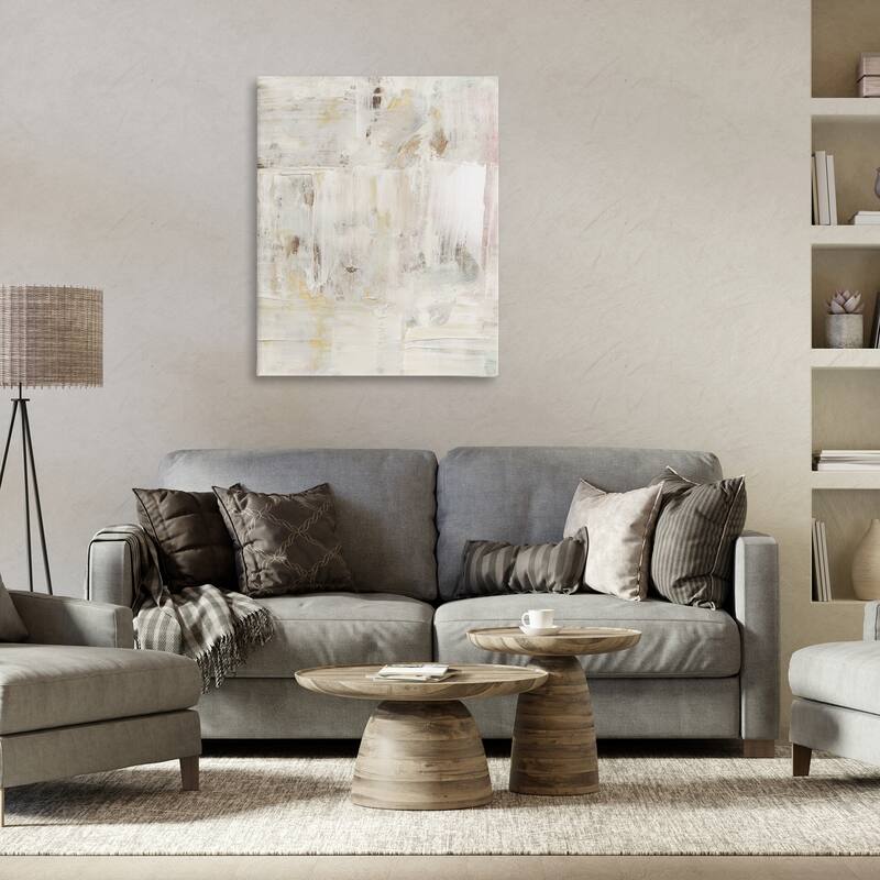 Stupell Natural Abstract Pattern Canvas Wall Art Design By Victoria Barnes