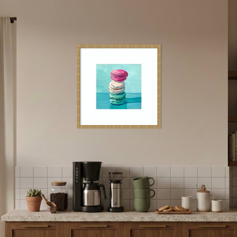 Macarons by Pauline Wegman Wood Framed Wall Art Print
