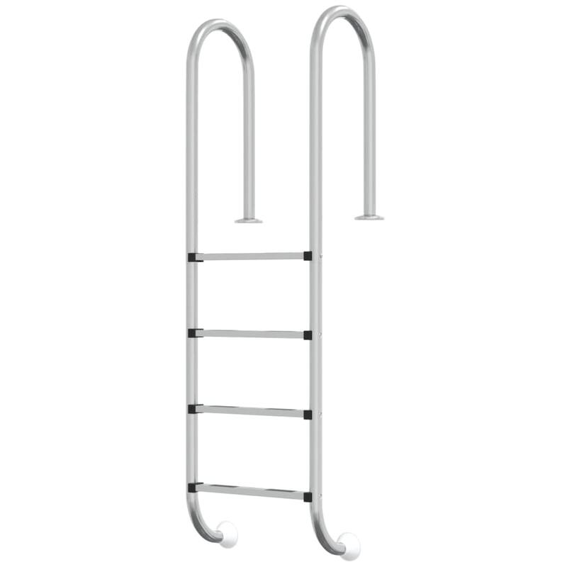 vidaXL Pool Ladder Silver 304 Stainless Steel Standard/Medium/Large