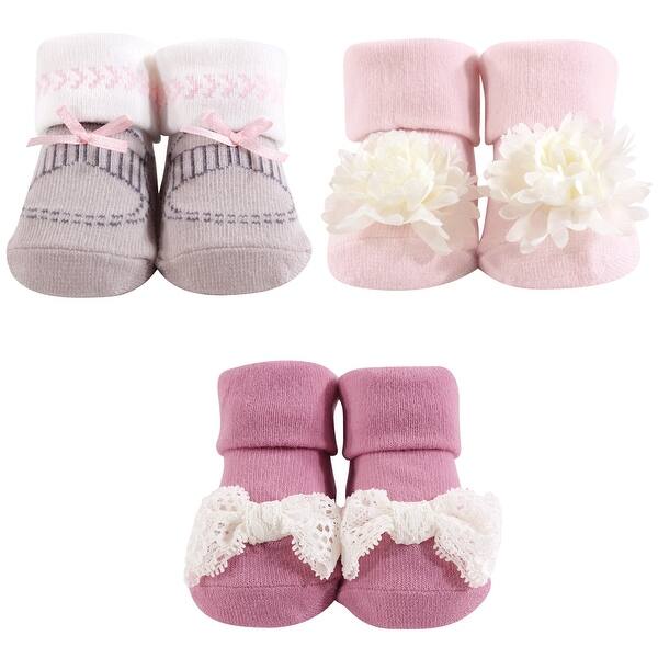 slide 1 of 1, Hudson Baby Infant Girl Socks Boxed Giftset, Boho, One Size - Boho Boho - One Size