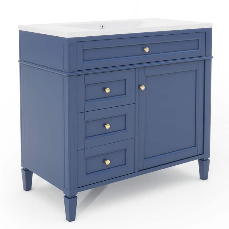 30" Bathroom Vanity with Single Sink