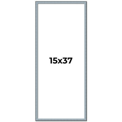 15x37 Frame Rustic Sky Blue Solid Wood Picture Frame | 0.75 Inch