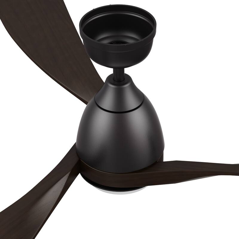 CARRO Kinross 60" Ceiling Fan with Remote and Light Kit Included-Solid Wood Blades