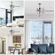 preview thumbnail 40 of 51, Sofucor 52" Ceiling Fan with Light Remote, Classical Crystal Chandelier fan, 5 Reversible Blades & Reverse Airflow