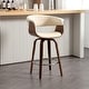 preview thumbnail 26 of 186, 26"/29" Faux Leather Swivel Bar Stools, Wood Counter Stool