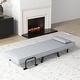 preview thumbnail 17 of 34, Costway Folding 5 Position Convertible Sleeper Bed Armchair Lounge w/