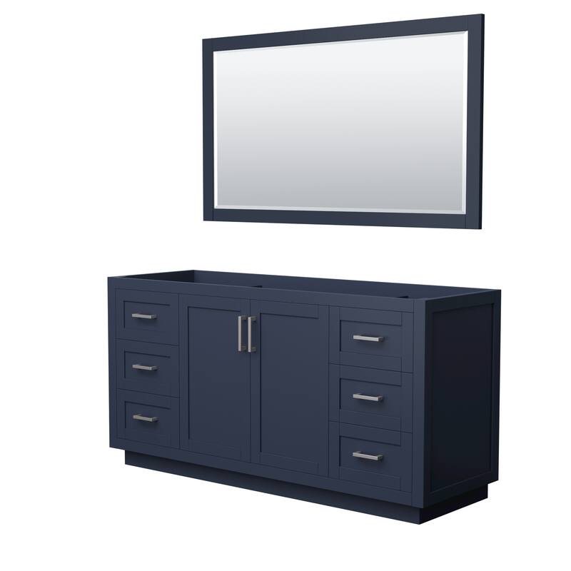 Miranda Bathroom Vanity Cabinet, 58-Inch Mirror