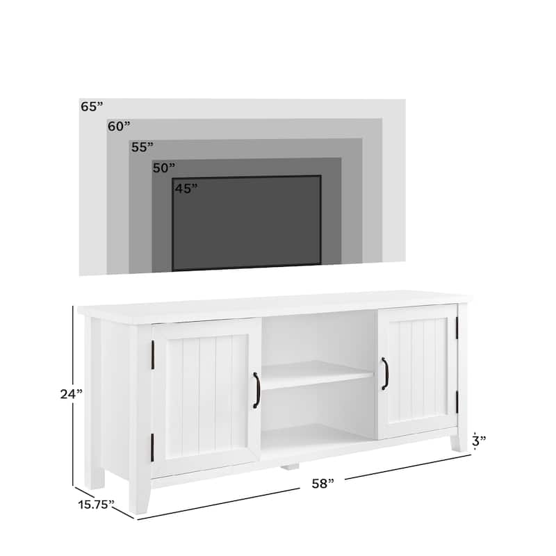 Middlebrook Wind Gap 58-inch Groove Door TV Stand