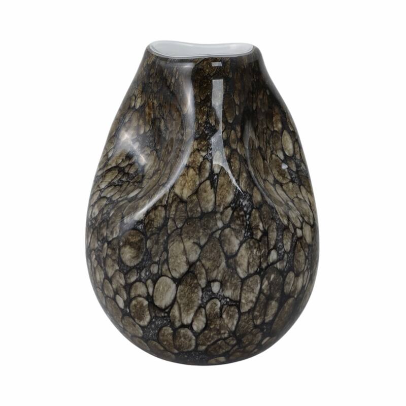Glass Decorative Vase Handcrafted Modern Casual Home Style Piece