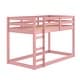 preview thumbnail 6 of 12, Twin Loft Bed with Ladder & Safety Guaranteed, Pink