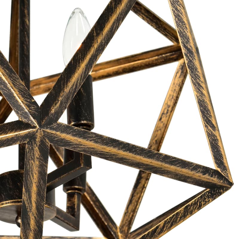 Amazon 3 Light Antique Forged Copper Pendant - Antique Forged Copper