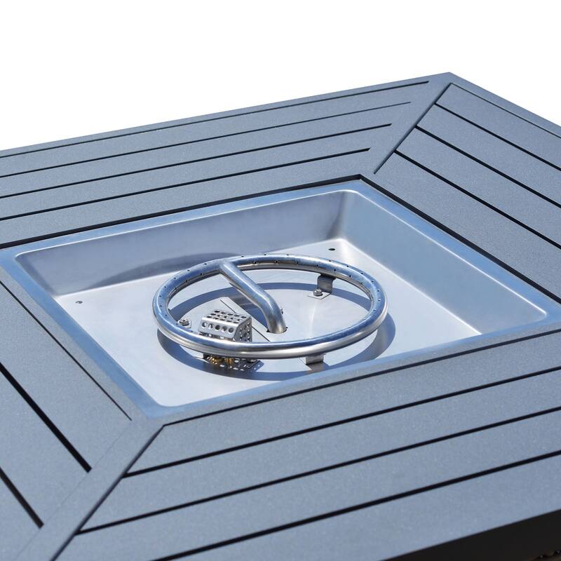 Abbyson Memphis Outdoor Fire Chat Table