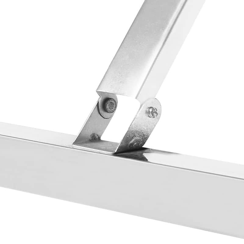 vidaXL Kitchen Work Table Hotel Prep Work Table with underhelf Stainless Steel