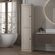 preview thumbnail 2 of 2, Palace Imports 100% Solid Wood Tall Narrow Raised Panel Bathroom Storage Cabinet, 16.5" W, 4 Drawers, 71.5" H