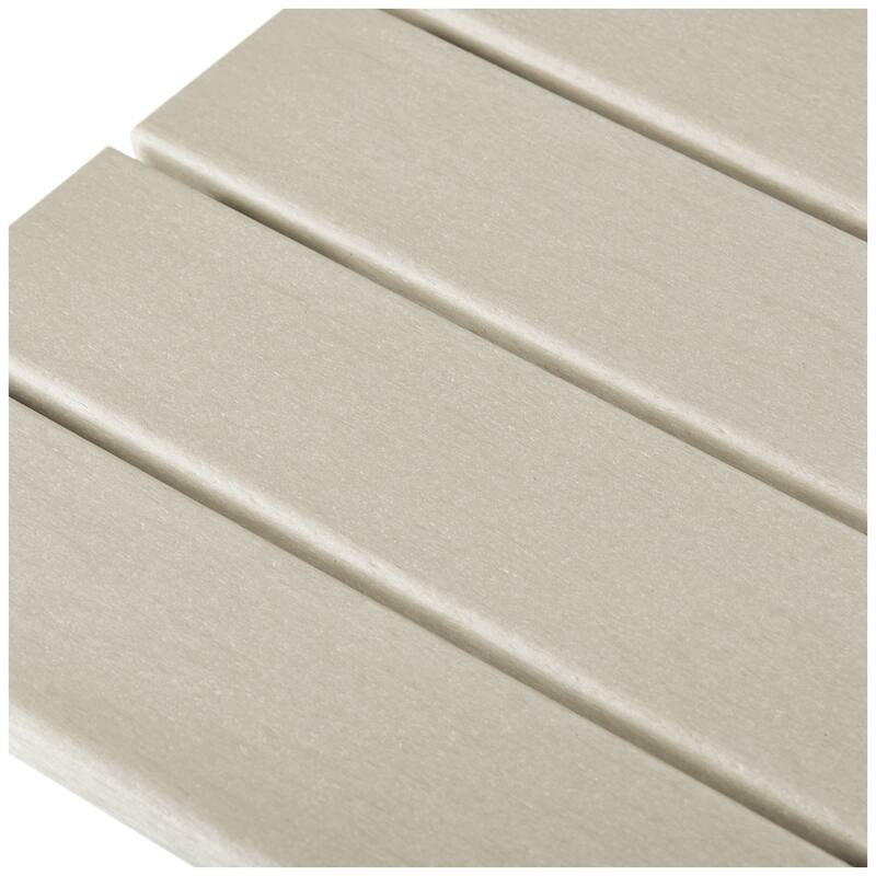 Aderson Outdoor Poly Adirondack Chair with Side Table and Ottoman 5-Piece Set