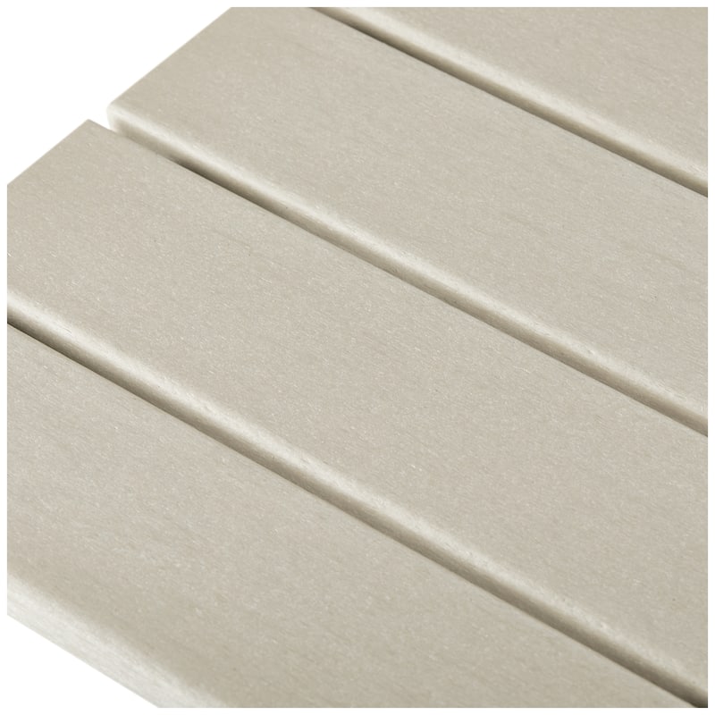 Aderson Outdoor Poly Adirondack Chair with Side Table and Ottoman