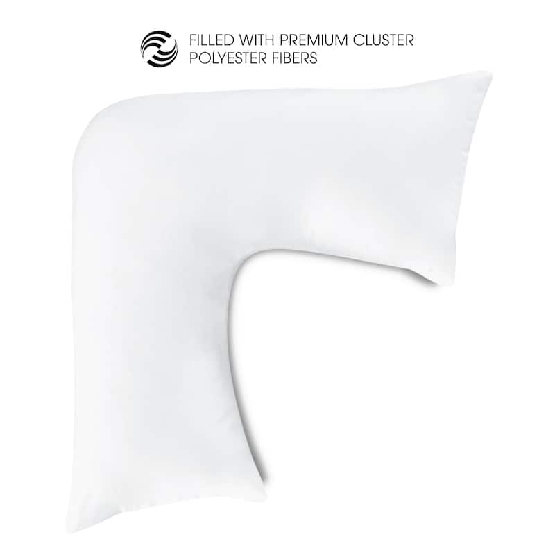 I AM™ Boomerang Pillow - White
