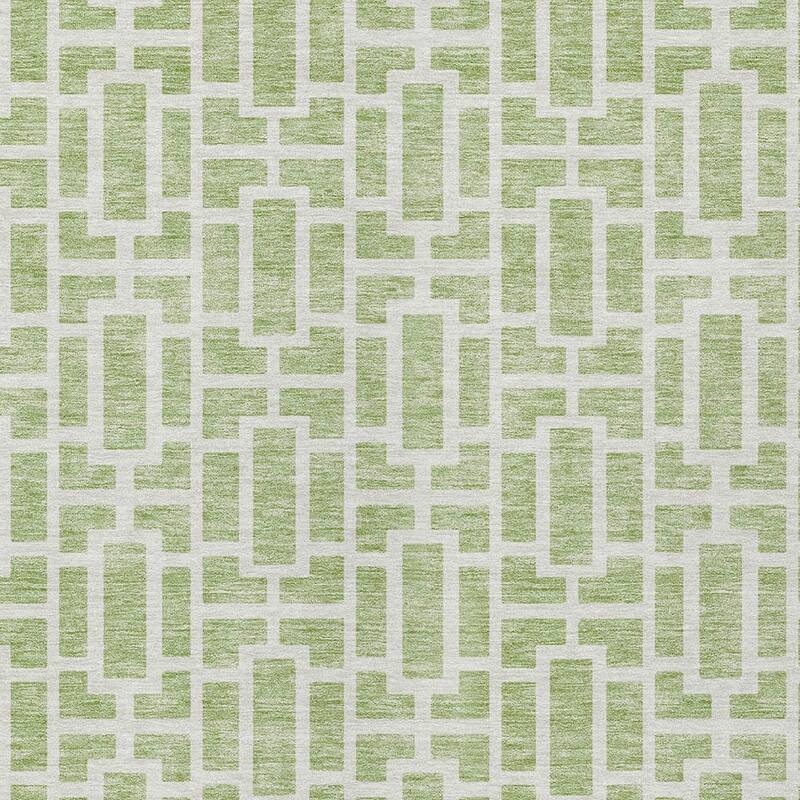 HomeRoots Geometric Transitional Rectangle Outdoor Rug