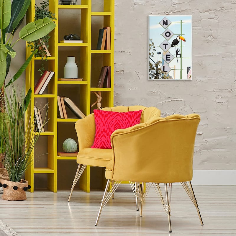 Stupell Toucan on Motel Sign Wall Plaque Art Design By Ashley Singleton