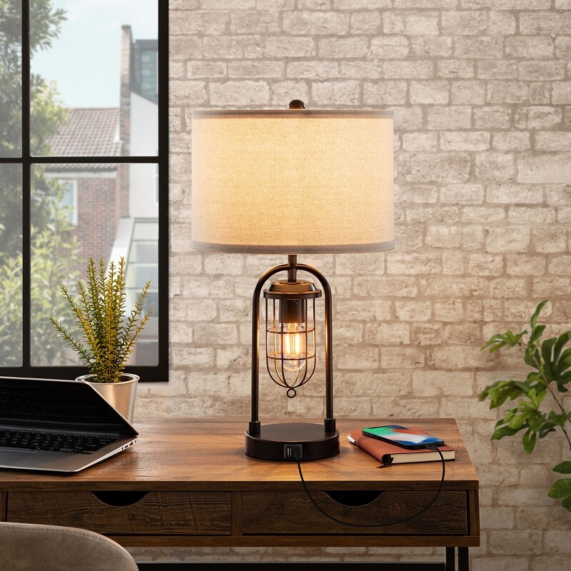 Table lamp with nightlight sale