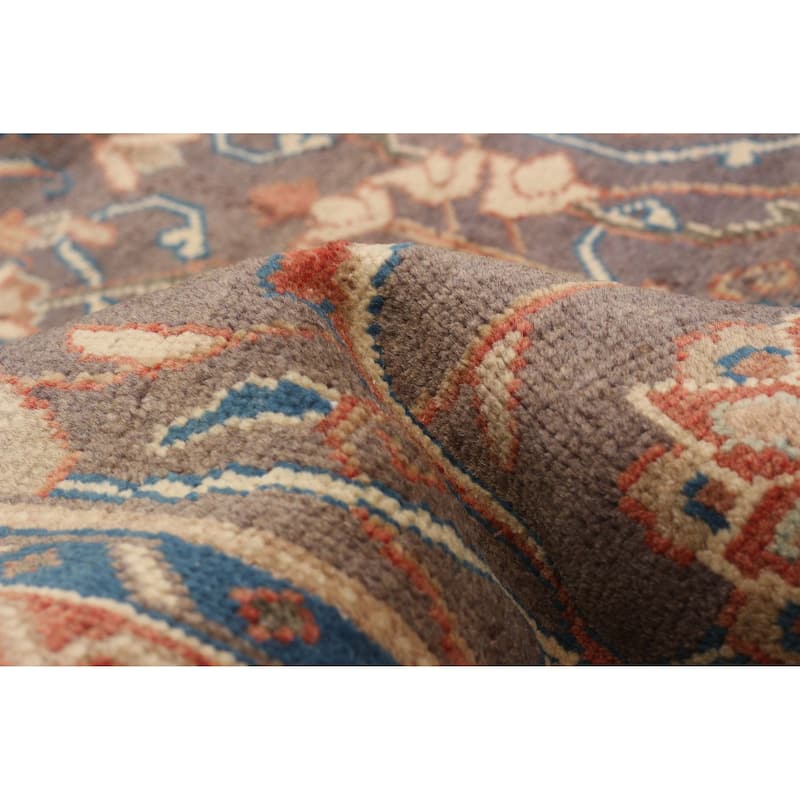 ECARPETGALLERY Hand-knotted Andelz Grey Wool Rug - 4'4 x 9'9