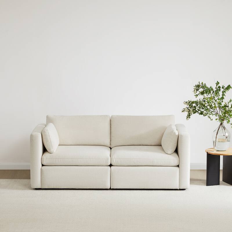 Celia Oversized Modular Sectional Fabric Sofa Set