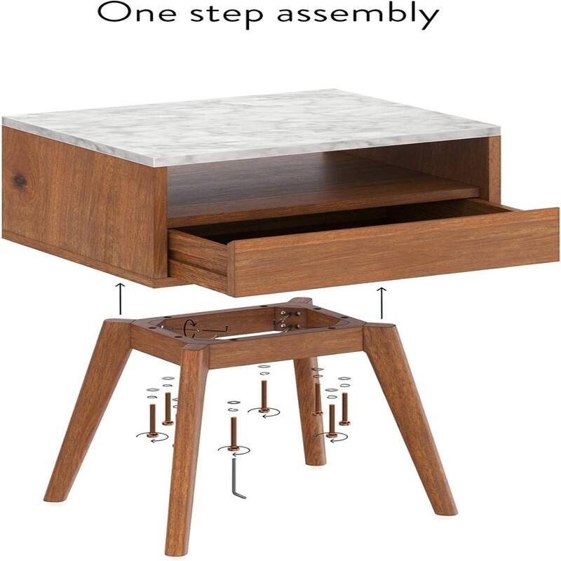 Mid-Century Accent Side or End Table