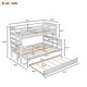 preview thumbnail 5 of 24, Wood Twin over Full Bunk Bed with Twin Size Trundle