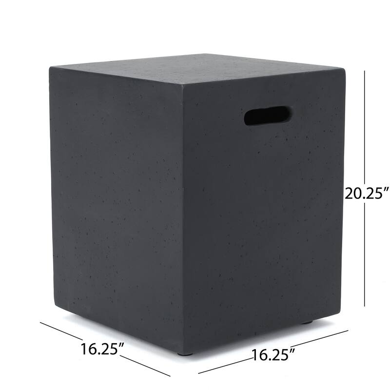 Goliath Outdoor 50,000 BTU Lightweight Concrete Rectangular Fire Pit by Christopher Knight Home